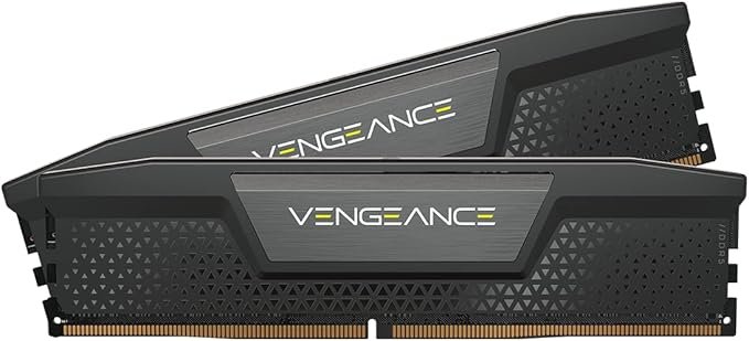CORSAIR Vengeance DDR5 32Go (2 x 16Go) Jusqu'à 6000MHz Intel RAM XMP 3.0, CL38, Noir, CMK32GX5M2B6000C38